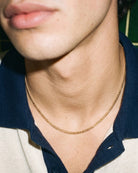 Cuban Chain (Gold) 3MM, worn