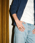 Tiger's Eye Ring (Silver), worn