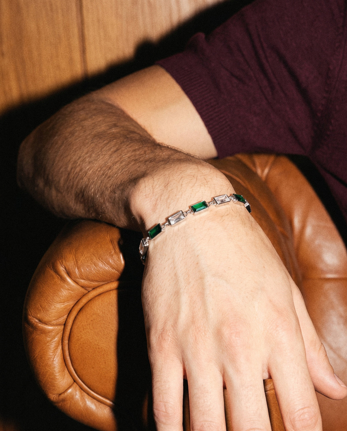 Verd Bracelet (Silver), worn