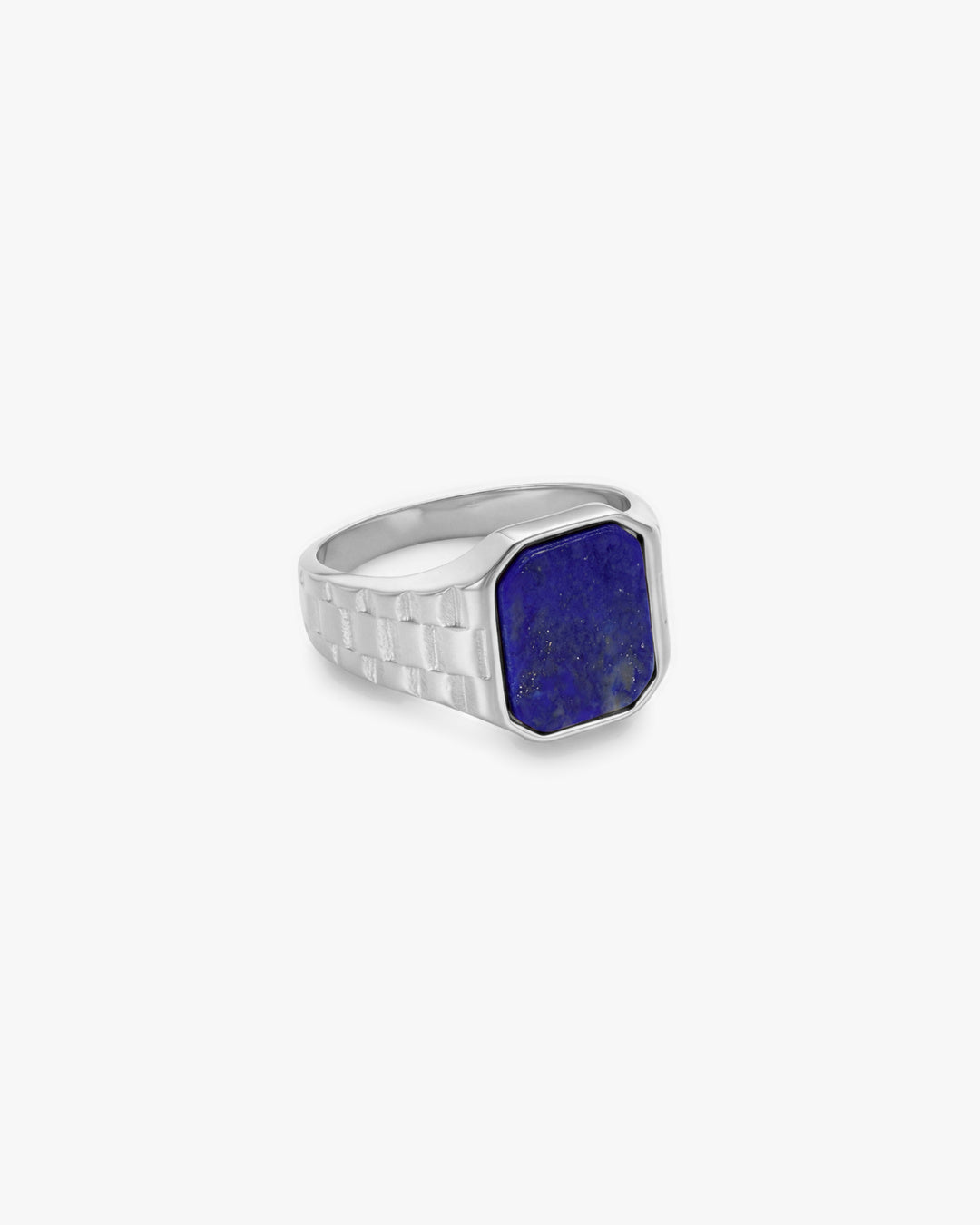 Watch Blue Ring (Silver)
