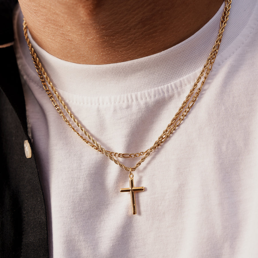 figaro necklace + cross 