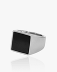 Flat Signet Ring (Silver) - Essence Amsterdam