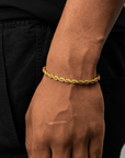 Rope Bracelet (Gold) 5MM - Essence Amsterdam