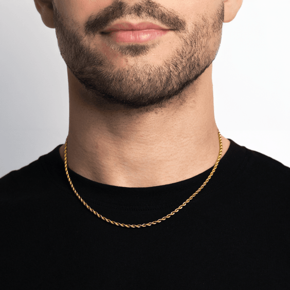 Rope Chain (Gold) 3MM - Essence Amsterdam