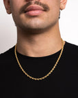 Rope Chain (Gold) 4MM - Essence Amsterdam