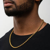 Rope Chain (Gold) 5MM - Essence Amsterdam