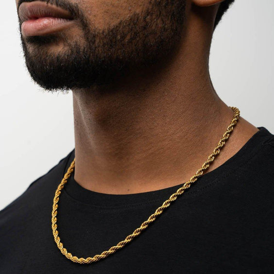 Rope Chain (Gold) 5MM - Essence Amsterdam