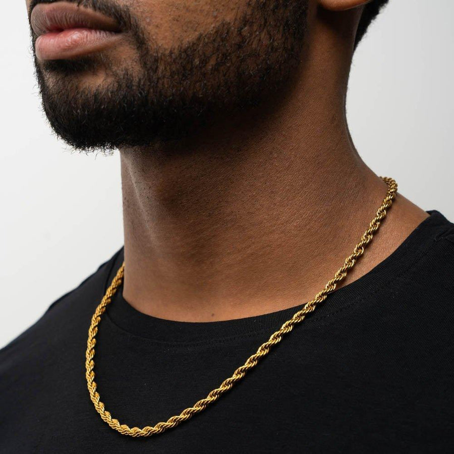 Rope Chain (Gold) 5MM - Essence Amsterdam
