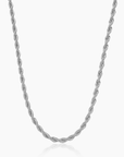Rope Chain (Silver) 4MM - Essence Amsterdam
