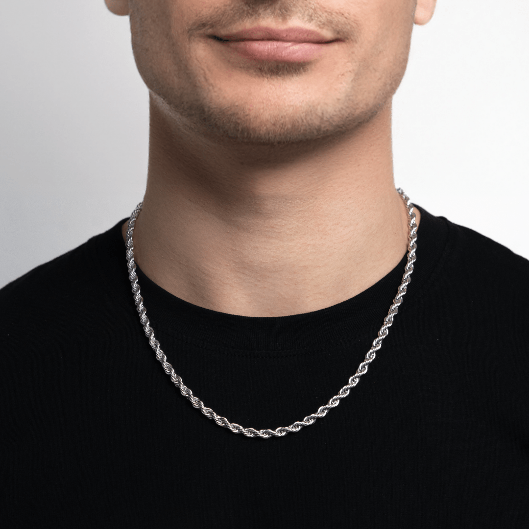 Rope Chain (Silver) 5MM - Essence Amsterdam