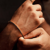 tennis black bracelet + 