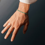tennis green bracelet + 