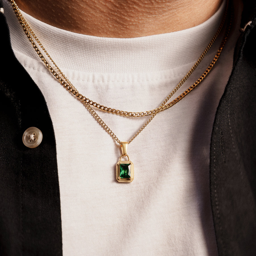 verd + cuban 3mm chain