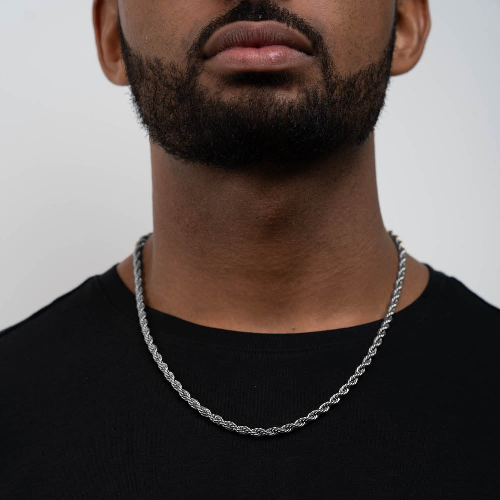 Rope Chain (Silver) 5MM - Essence Amsterdam